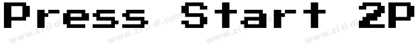 Press Start 2P复古游戏风字体转换